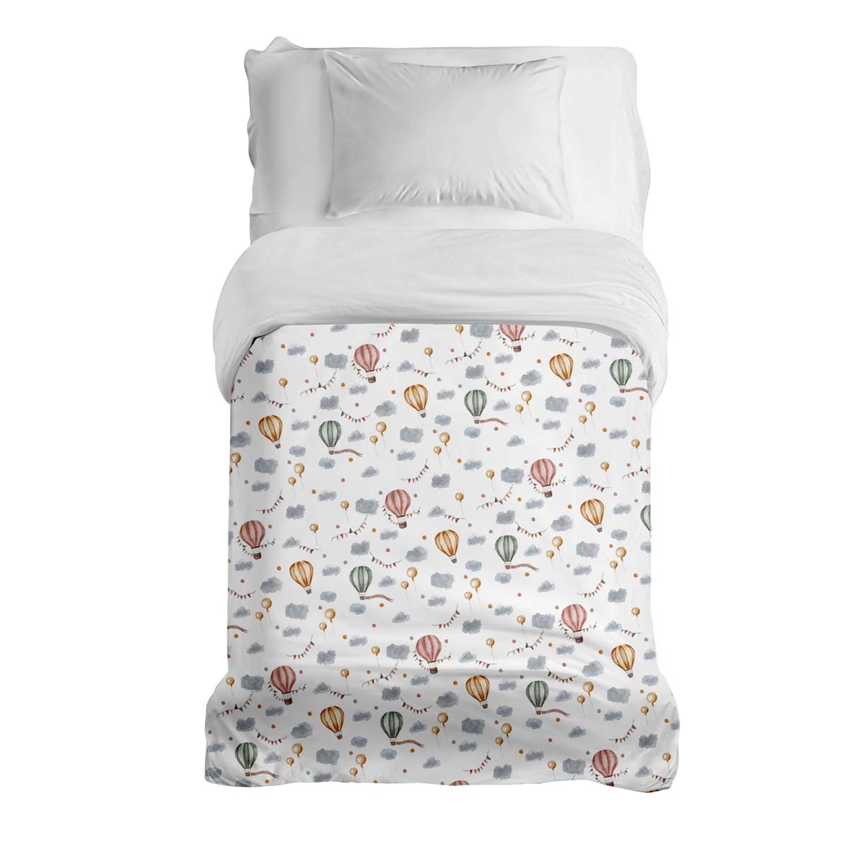 Originele therapiedeken - katoenen hoes luchtballon