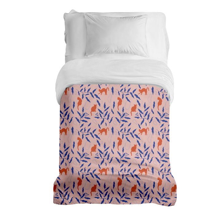 Original therapy blanket - cotton cover red cat