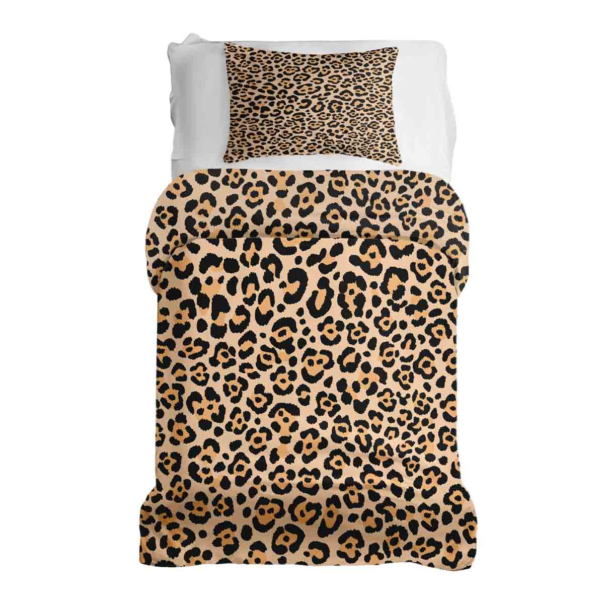 Therapy blankets bedding set leopard print