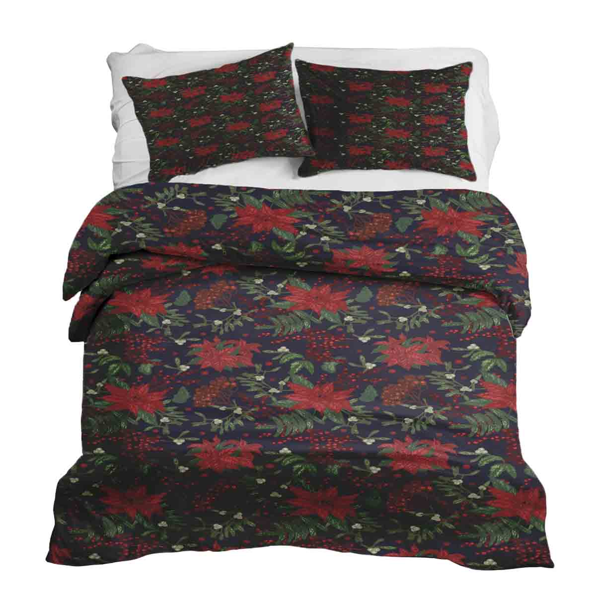 Therapiedekens beddengoedset met rode kerstster