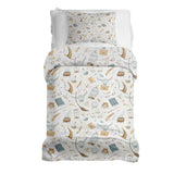 Therapy blanket bedding set, white, magical things.