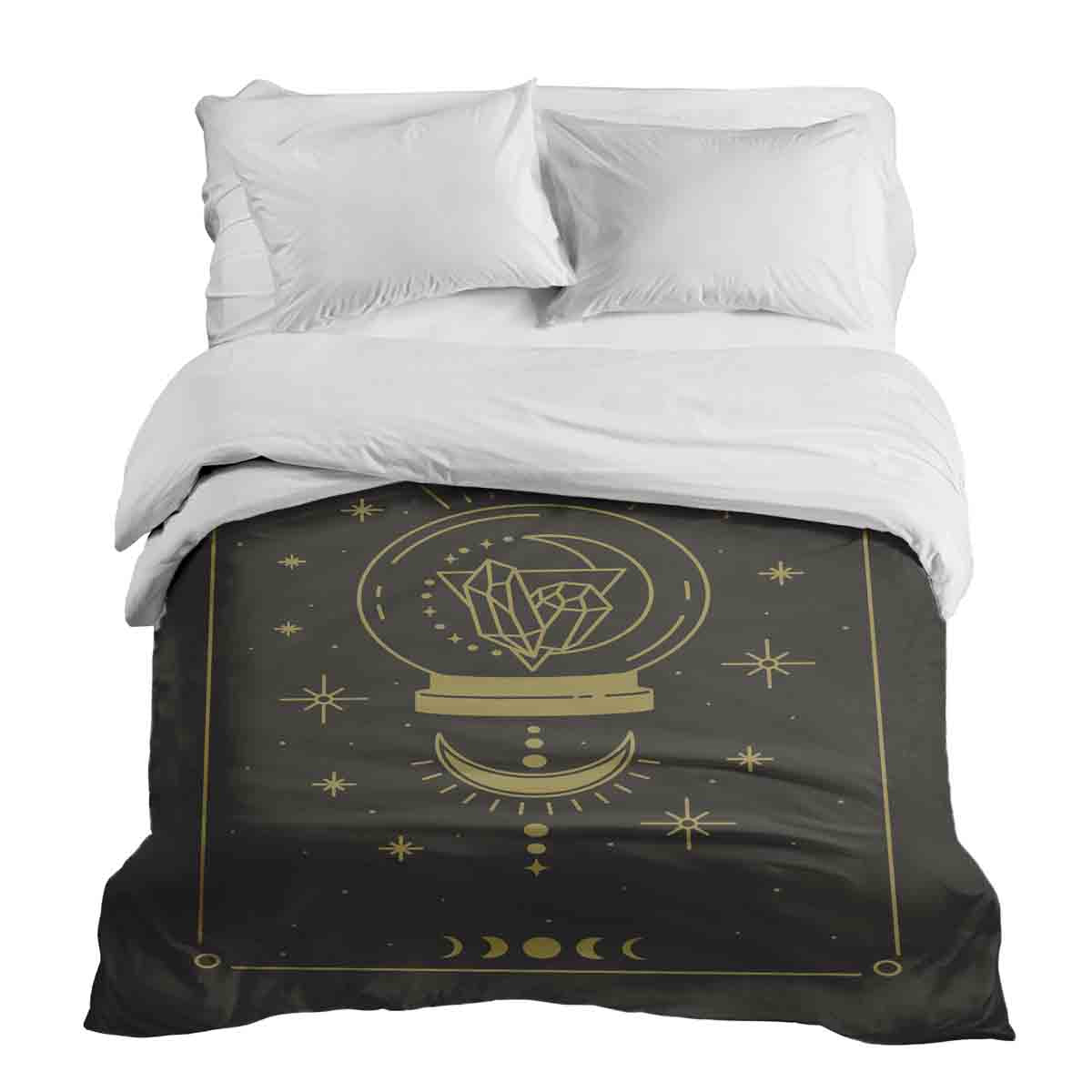 Originele therapiedeken - katoenen hoes kristallen bol