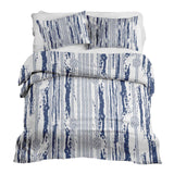 Therapy blanket bedding set, striped pattern.