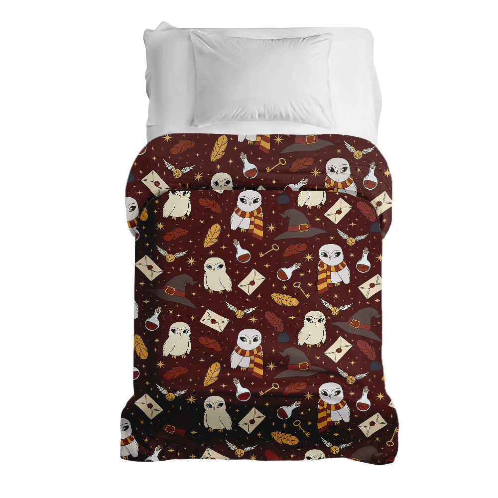 Manta terapéutica original - Funda de algodón marrón Hedwig