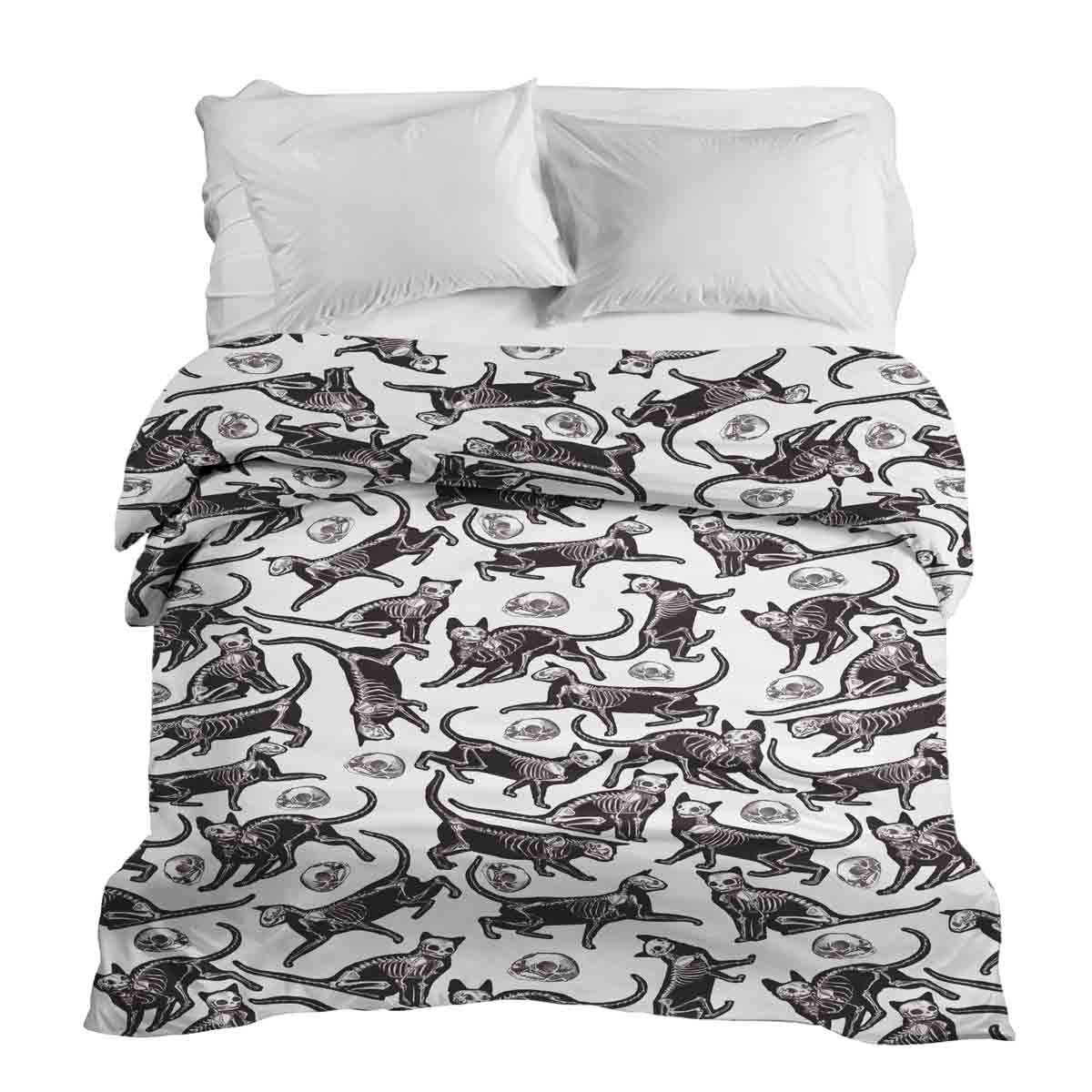 Original therapy blanket - cotton cover Halloween cat