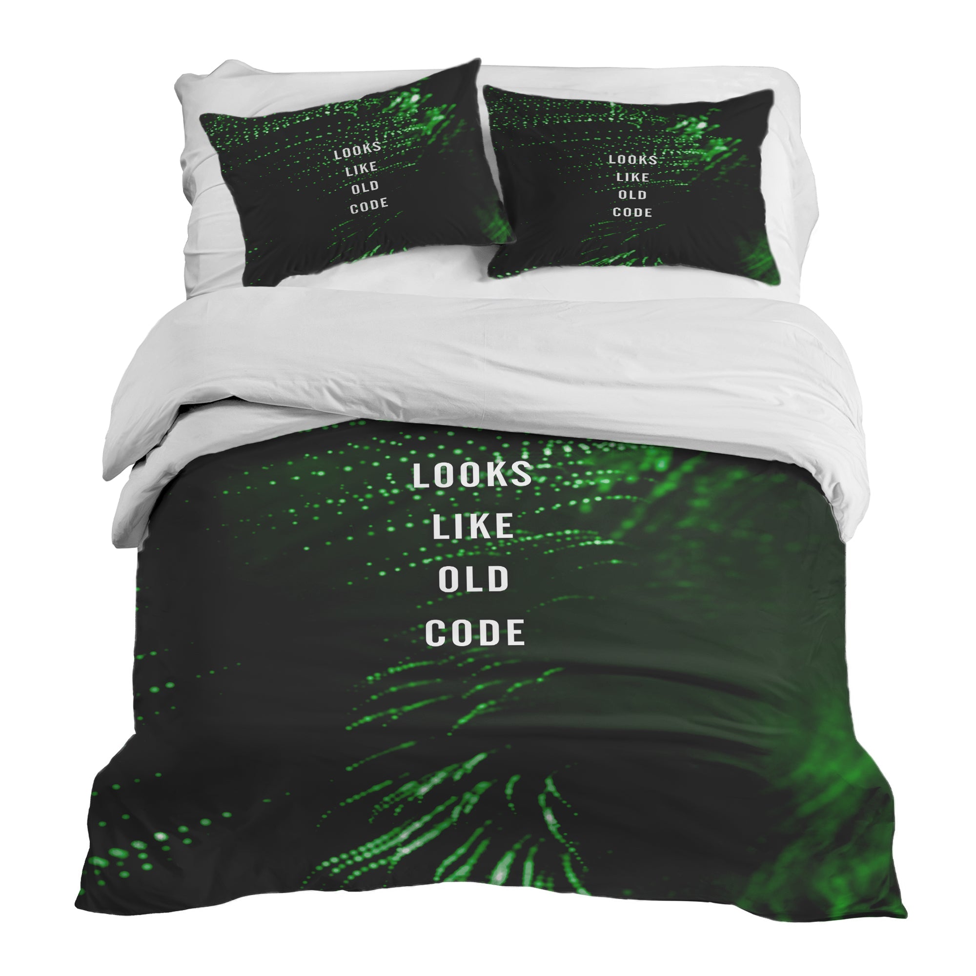 Therapy blankets bedding set green Looks Like