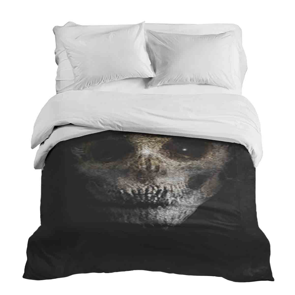 Originele therapiedeken - katoenen hoes zwart griezelig