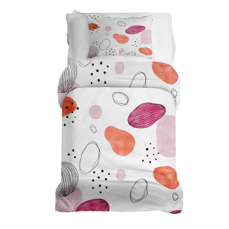 Therapy blankets bedding set abstract circles