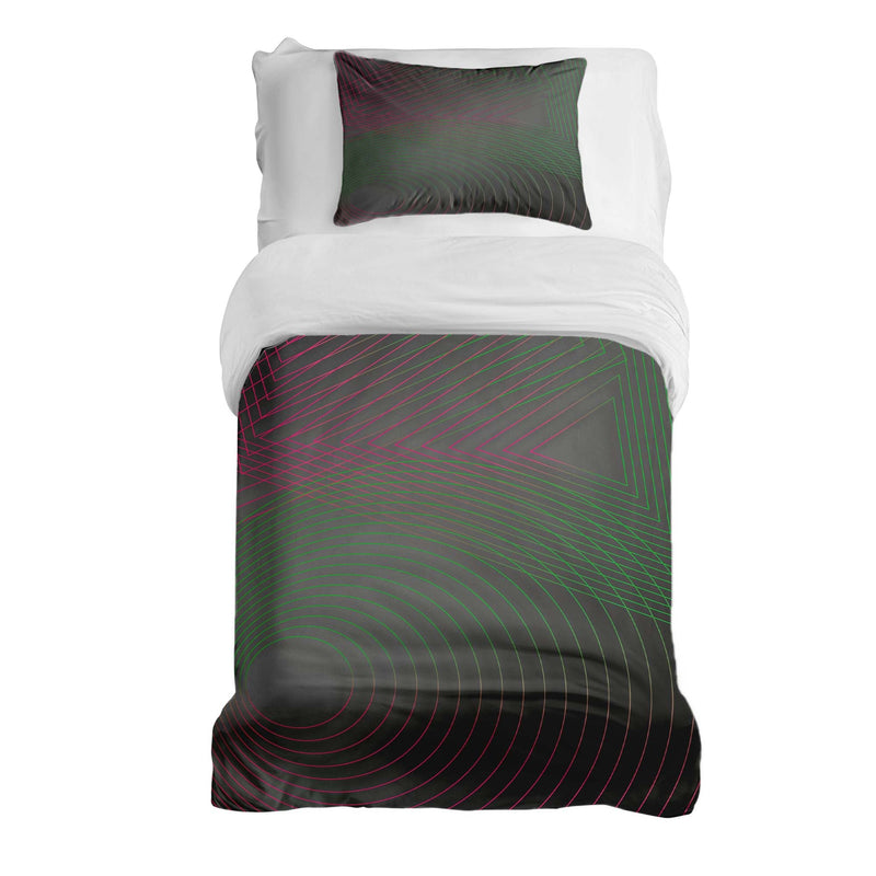 Therapy blankets bedding set color gradient shapes