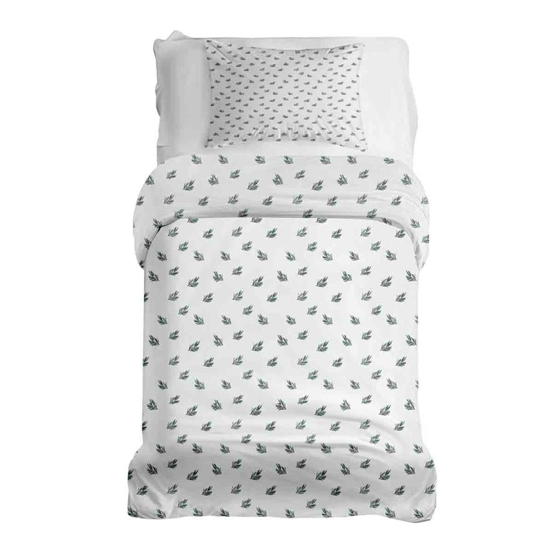 Set di biancheria da letto con coperte terapeutiche e rametti di vischio