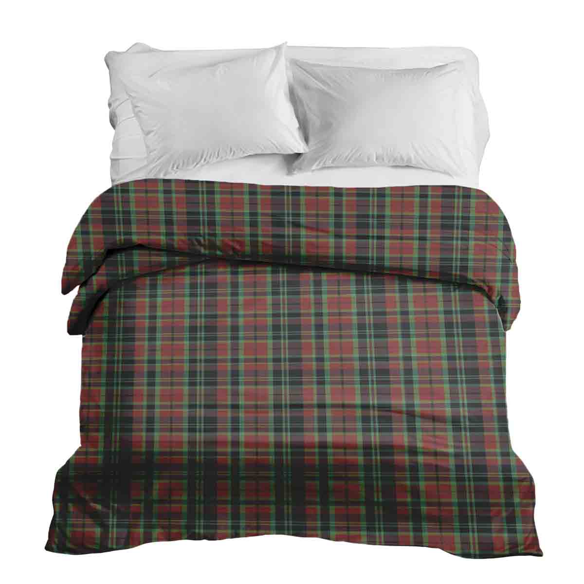 Coperta terapeutica originale - Rivestimento in cotone motivo natalizio a quadri