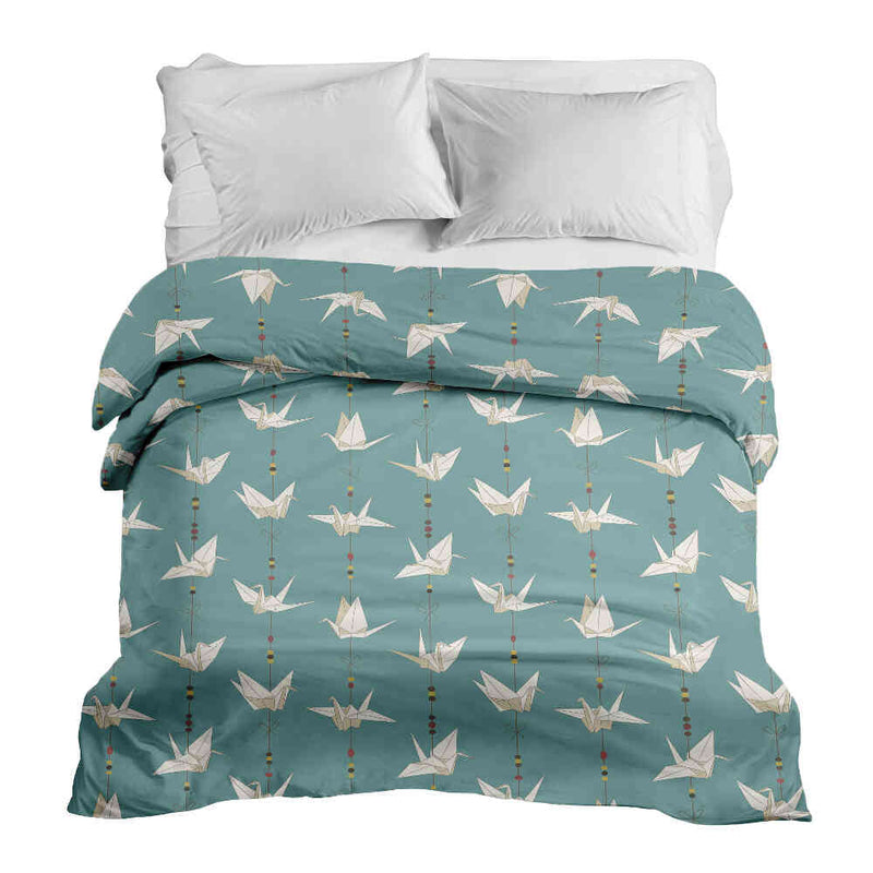 Coperte terapeutiche biancheria da letto copertura origami cigno