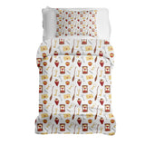 Therapy blankets bedding set white magic