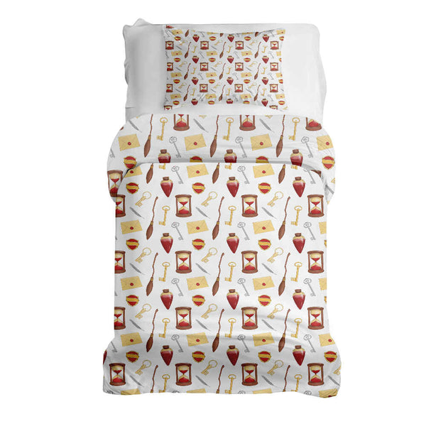 Therapy blankets bedding set white magic
