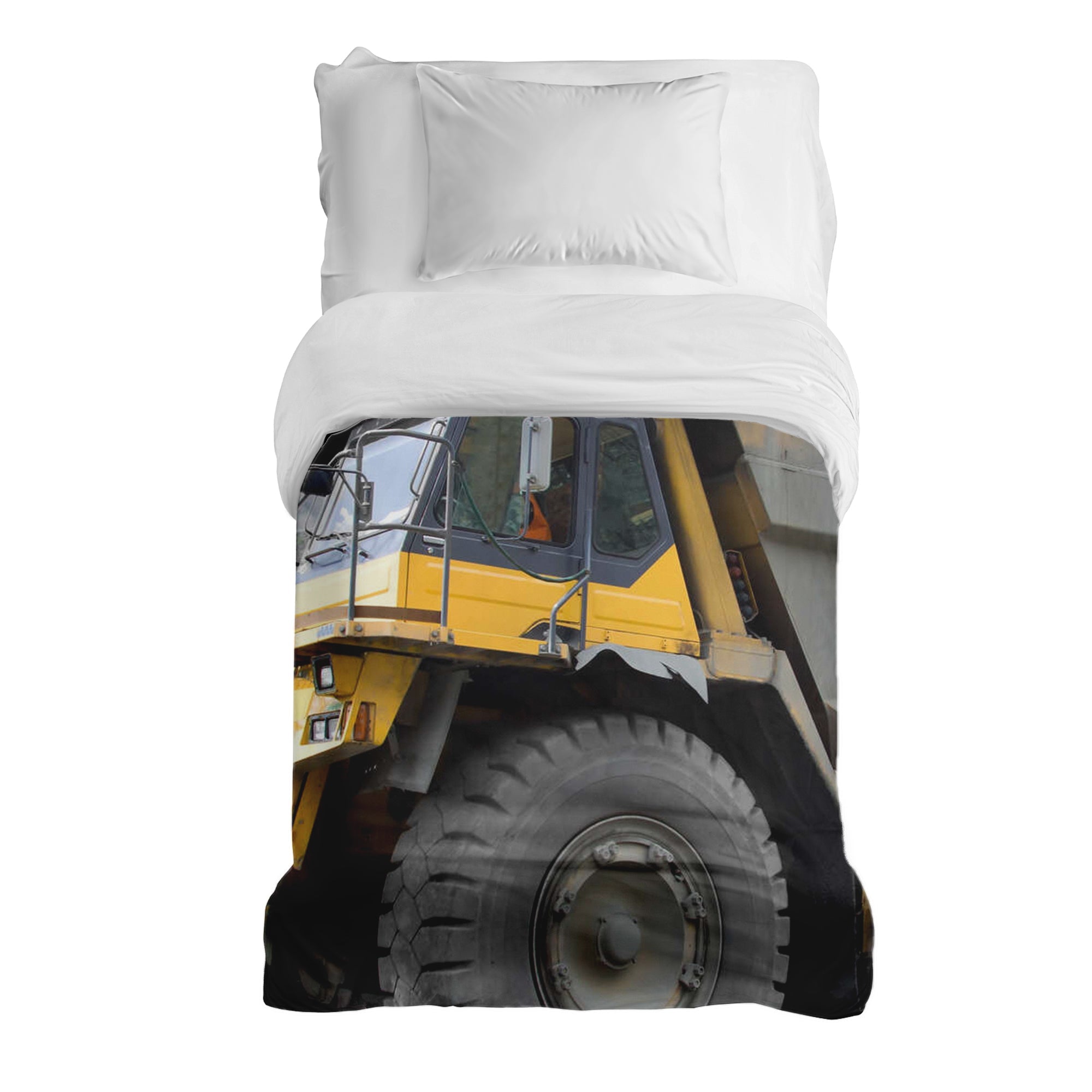 Coperta terapeutica originale - Rivestimento in cotone Camion giallo