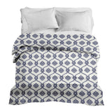 Coperte terapeutiche con rivestimento in cotone motivo marinaresco blu