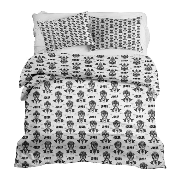 Therapy blankets bedding set Joker black and white