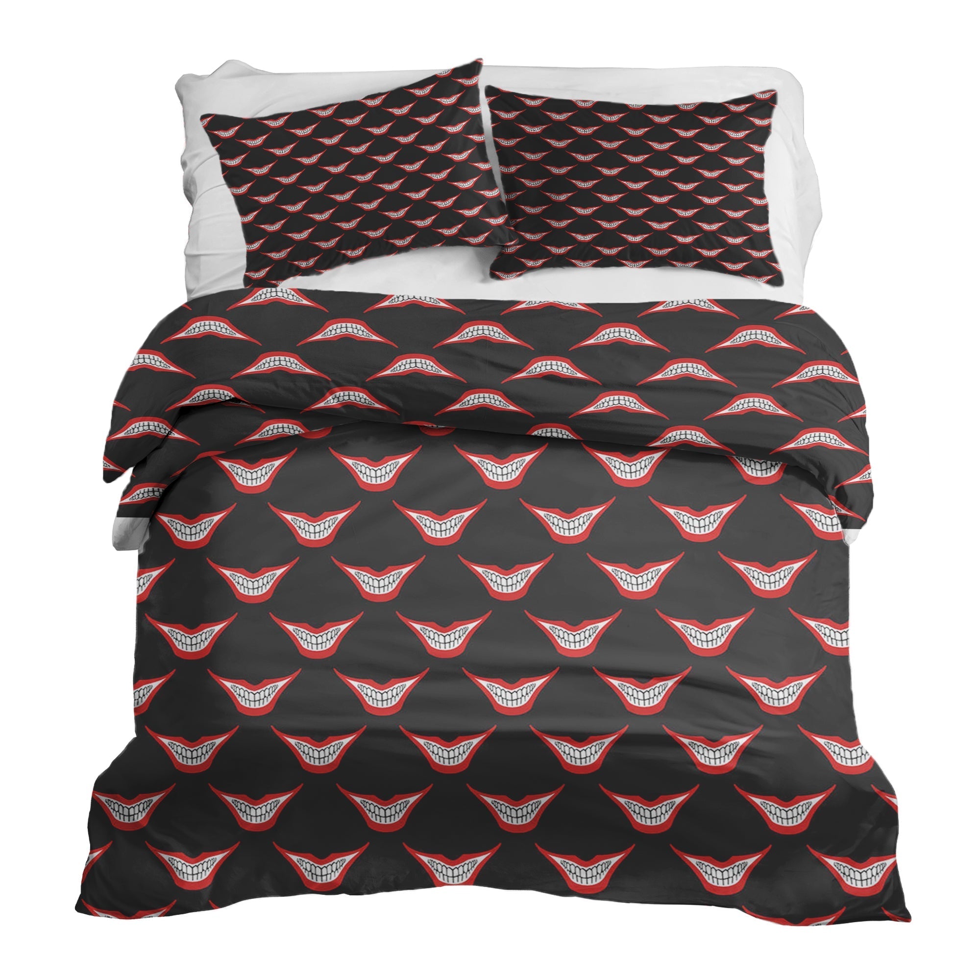 Therapy blankets bedding set grinning mouth