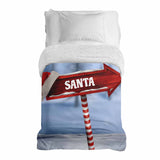 Therapie dekens katoenen hoes met Santa
