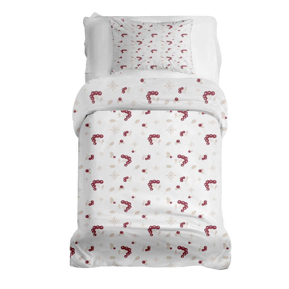 Set di biancheria da letto con coperta terapeutica e cespuglio di bacche
