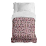 Manta terapéutica con funda de algodón Mandala rosa