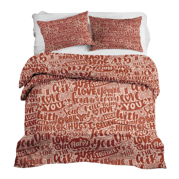 Therapy blankets bedding set Be Mine