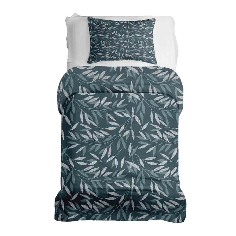 Therapiedekens beddengoedset met blauwe takken
