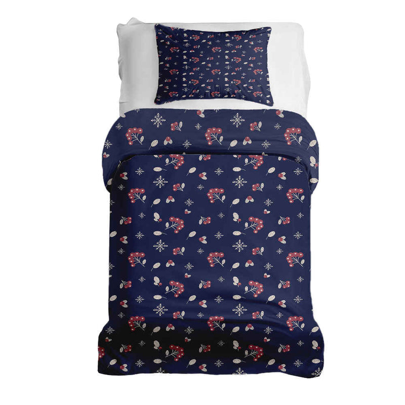 Therapy blanket and bedding set, blue, currant.