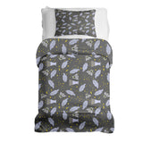 Set de ropa de cama con manta terapéutica negro varita mágica