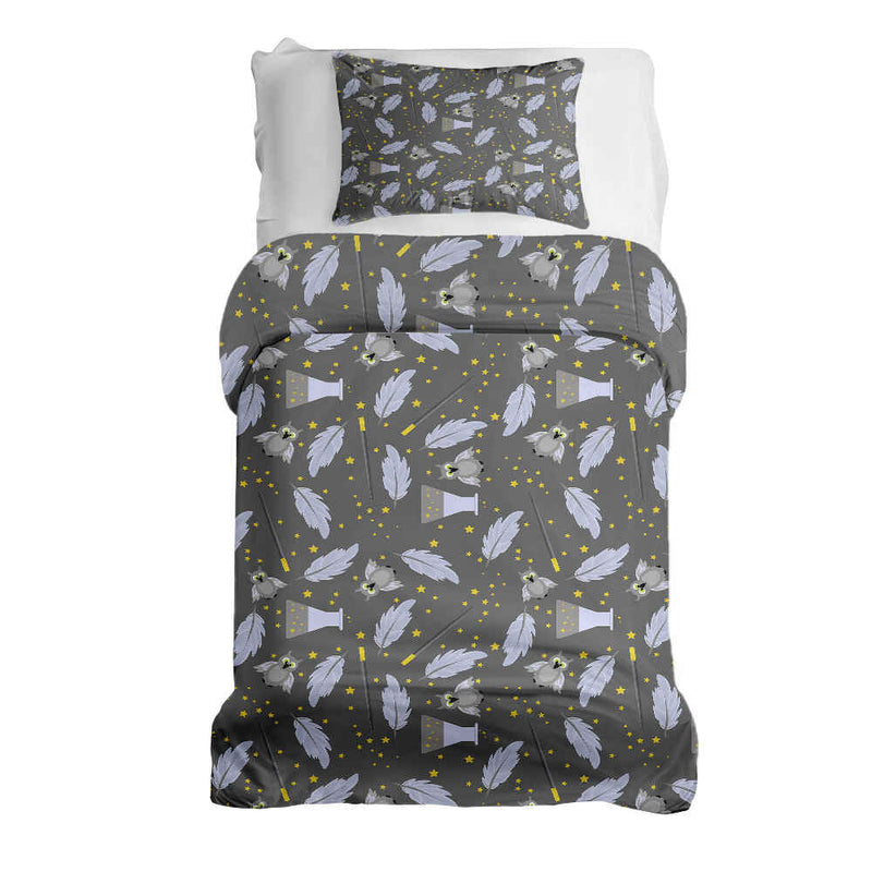 Set de ropa de cama con manta terapéutica negro varita mágica