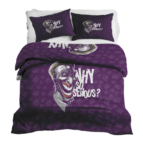 Therapy Blanket Bedding Set Purple Why So Serious?