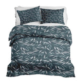 Therapiedekens beddengoedset met blauwe takken