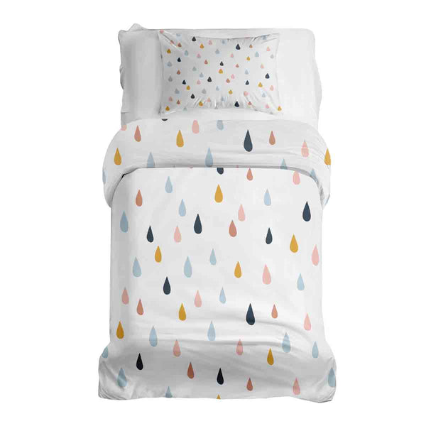 Set di biancheria da letto con coperte terapeutiche e gocce colorate