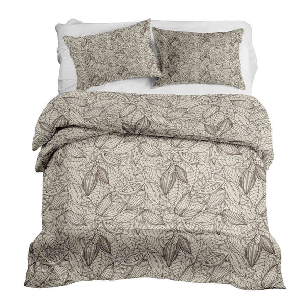 Therapy blanket bedding set cocoa plant
