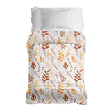 Coperte terapeutiche con rivestimento in cotone bianco con rami autunnali