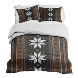Therapy blanket bedding set, striped with stars.