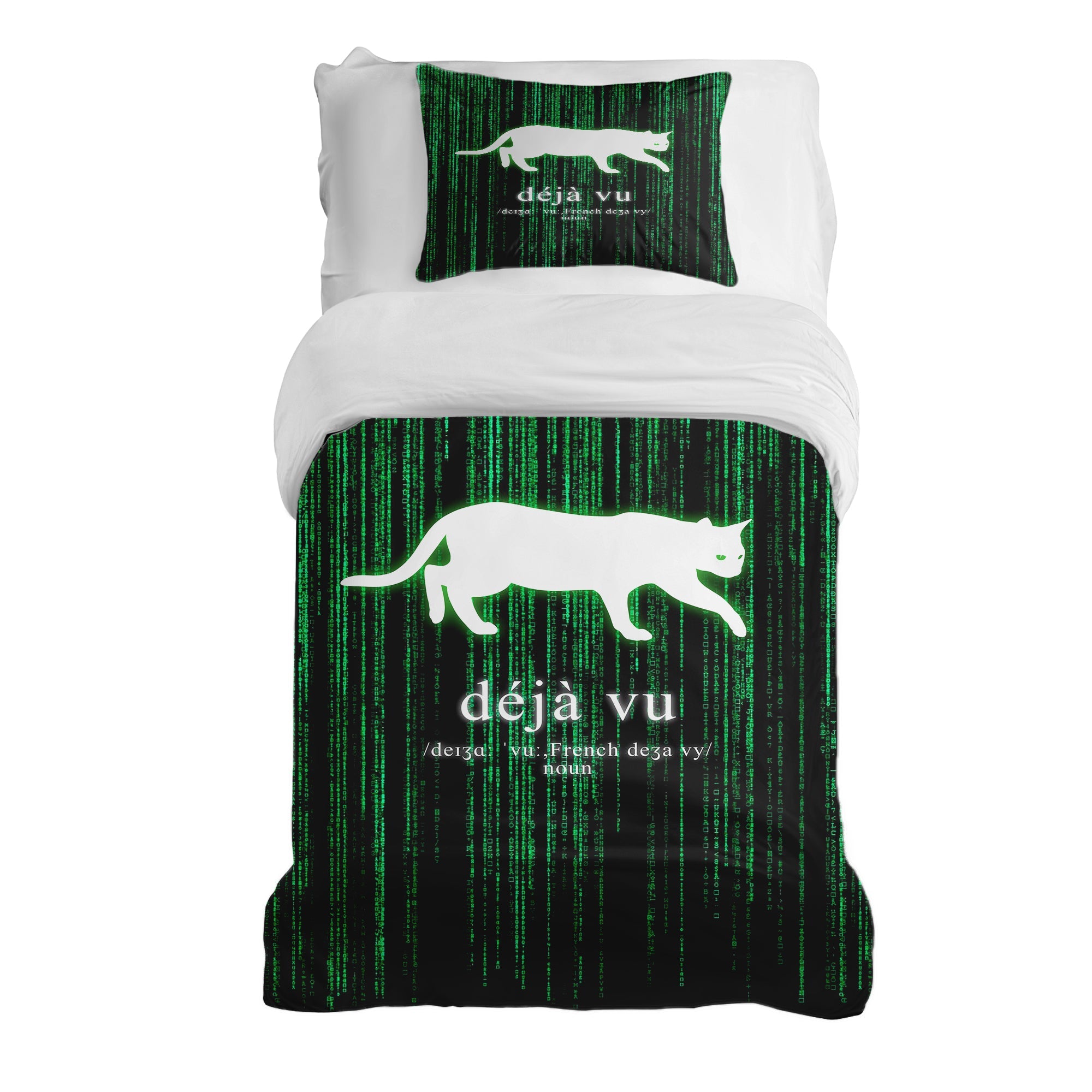 Therapy blankets bedding set green déjà-vu