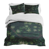 Set di biancheria da letto con coperta terapeutica Strada nel bosco