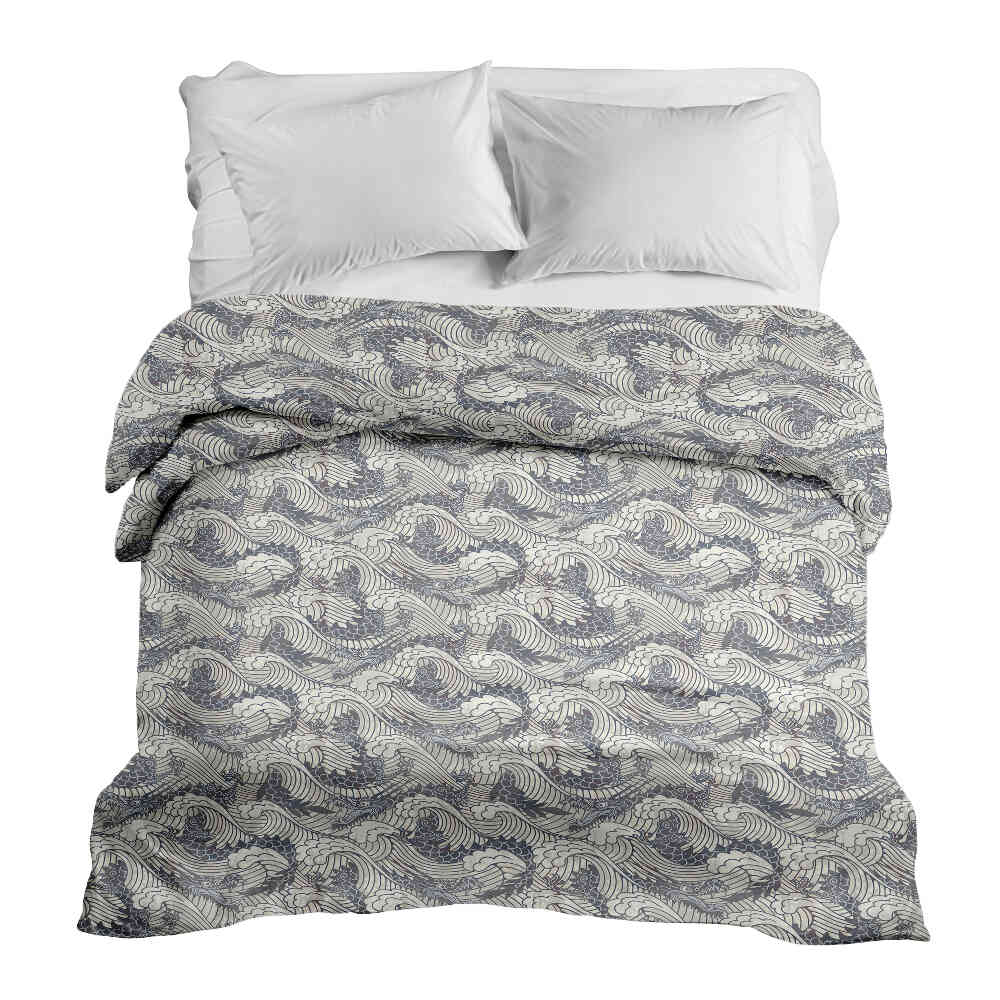 Manta terapéutica original - Funda de algodón mar tormentoso