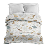 Coperte terapeutiche con rivestimento in cotone bianco cose magiche
