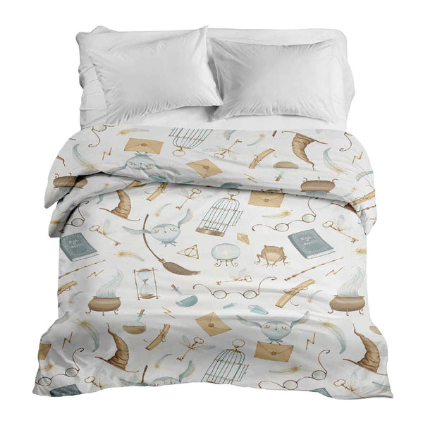 Coperte terapeutiche con rivestimento in cotone bianco cose magiche