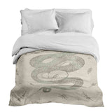 Therapiedekens katoenen hoes beige met slang