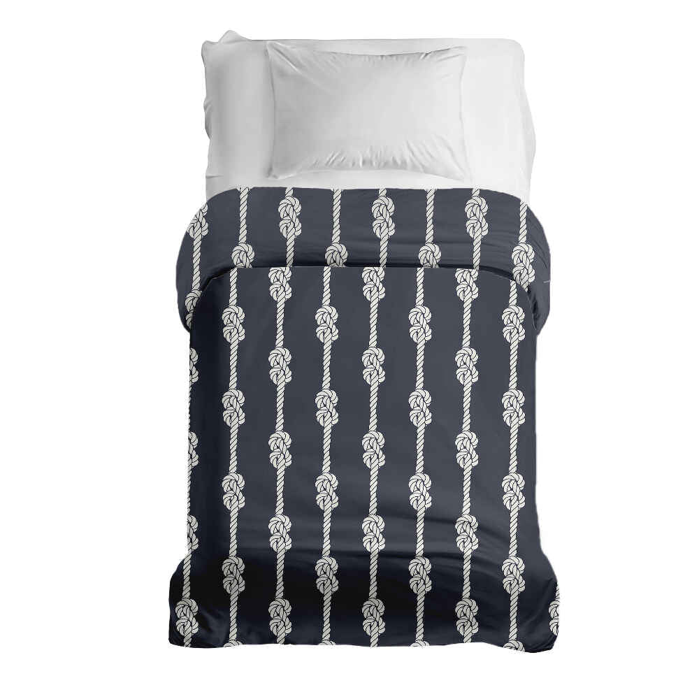 Couverture thérapeutique originale - Housse en coton nœud marin