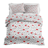 Therapy blankets bedding set Love gives wings