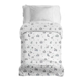Coperte terapeutiche con rivestimento in cotone bianco con punti e alberi