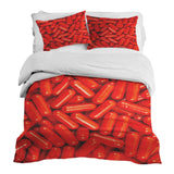 Therapiedekens Beddengoed Set Rood Tabletten