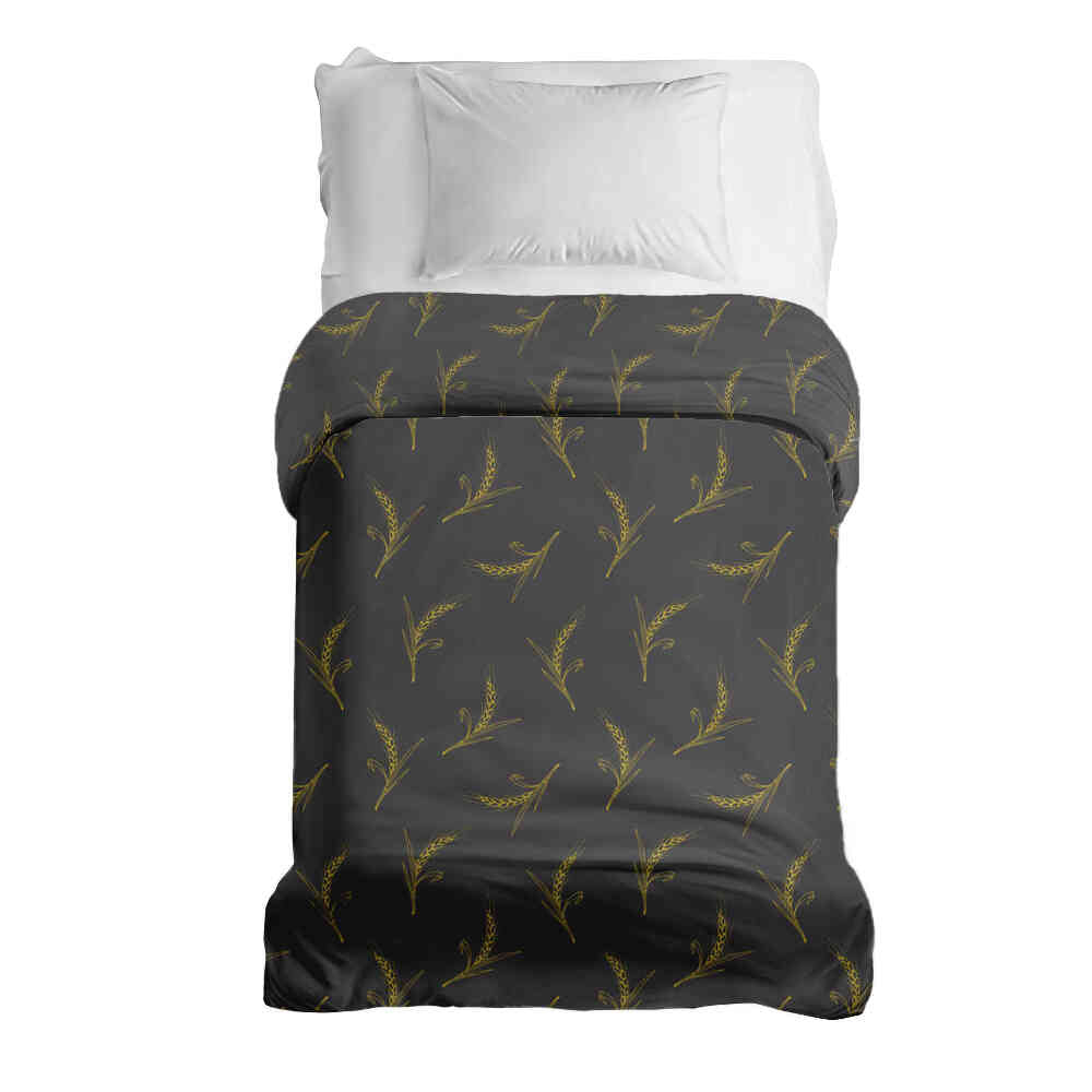Original therapy blanket - cotton cover gray with wheat