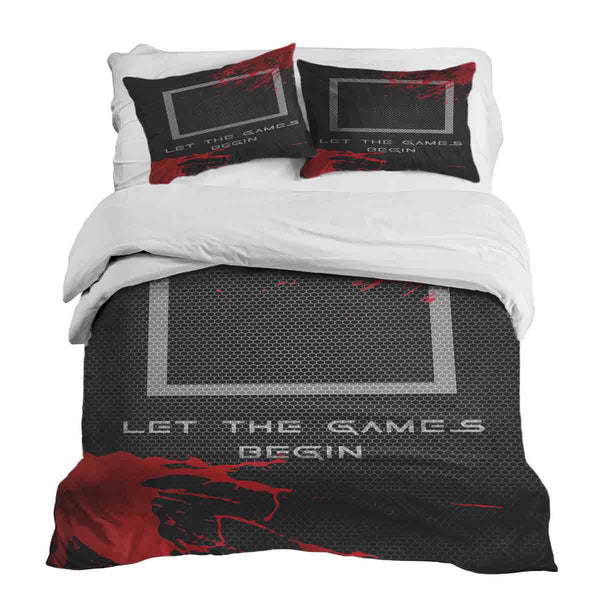 Set copripiumino coperta terapeutica nero Let's Play