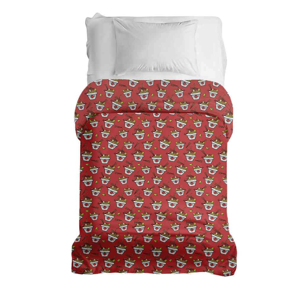Couverture thérapeutique originale - Housse en coton rouge à emporter