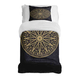 Set di biancheria da letto con coperta terapeutica Mandala mistico